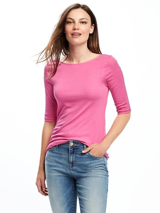 Image number 1 showing, Classic Ballet-Back Tee for Women