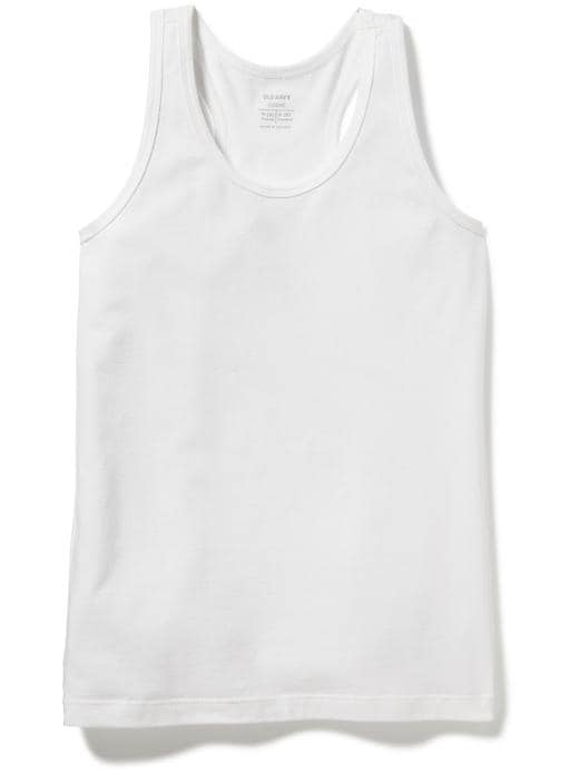 View large product image 1 of 1. Fitted Racerback Tank for Girls
