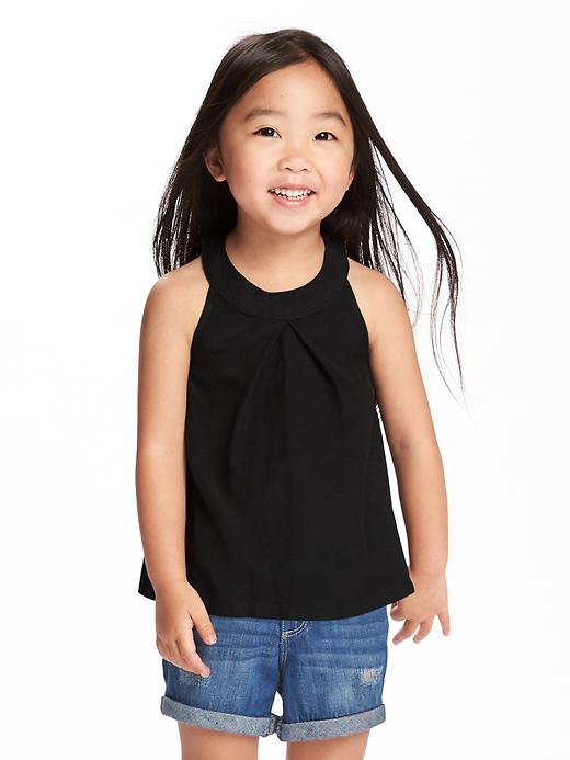View large product image 1 of 4. High-Neck T-Back Swing Top for Toddler