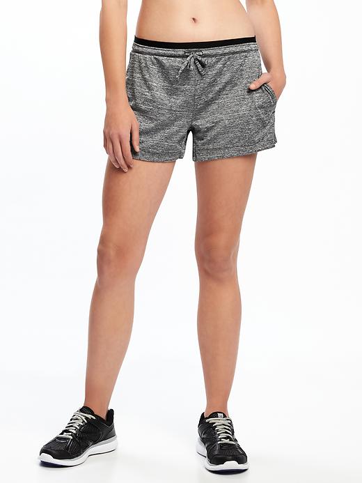 View large product image 1 of 3. Semi-Fitted Mesh Performance Shorts for Women (3 1/2")