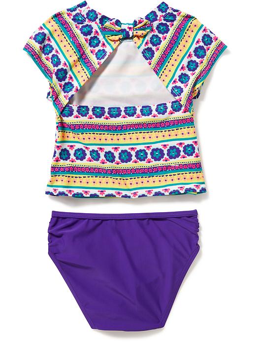 View large product image 2 of 2. 2-Piece Rashguard Set for Toddler Girls