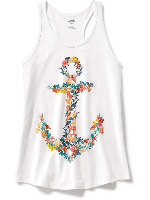 View large product image 1 of 1. Graphic Racerback Tank for Girls