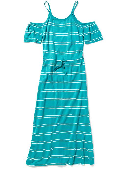 View large product image 1 of 1. Cinched-Waist Off-the-Shoulder Dress for Girls