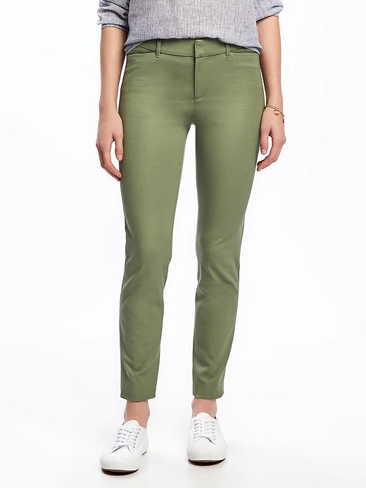View large product image 1 of 2. Mid-Rise Pixie Ankle Pants for Women