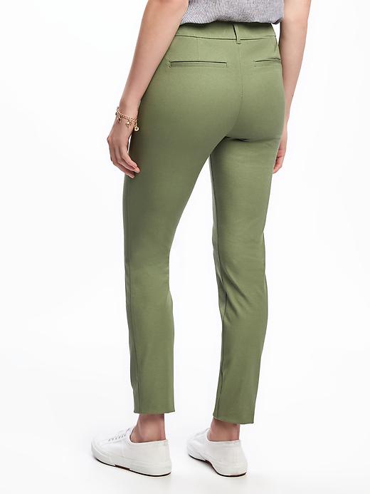 View large product image 2 of 2. Mid-Rise Pixie Ankle Pants for Women