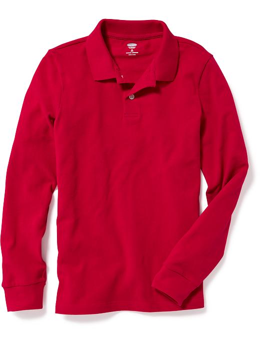View large product image 1 of 1. Uniform Pique Polo for Boys