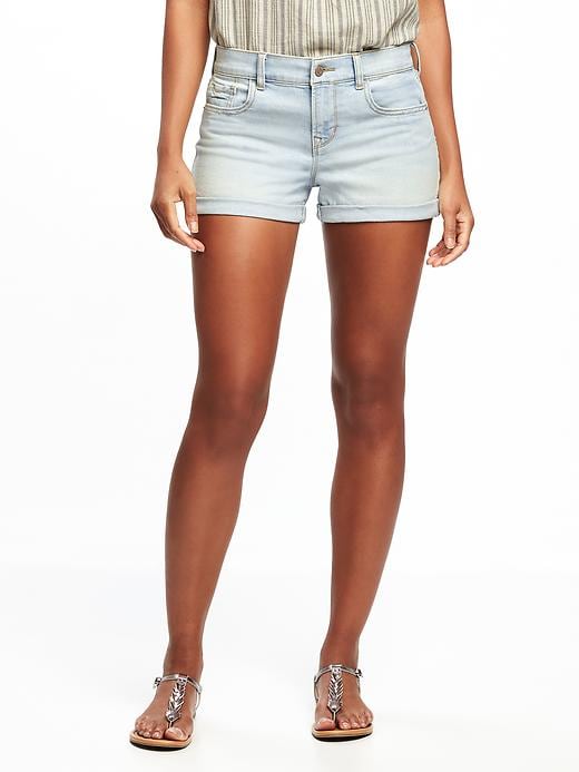View large product image 1 of 3. Boyfriend Denim Shorts for Women (3")