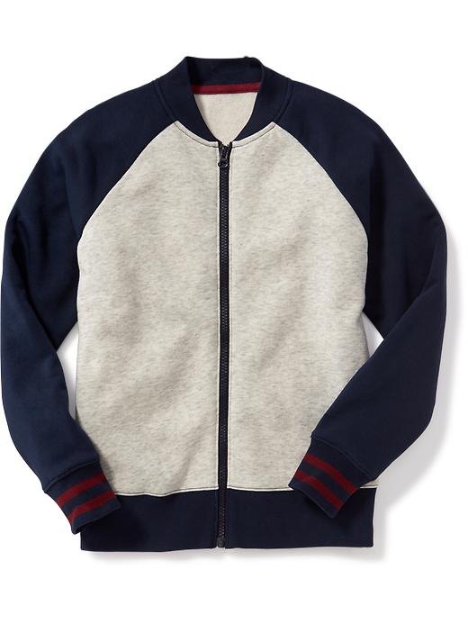 View large product image 1 of 1. Fleece Bomber Jacket For Boys