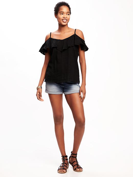 Image number 3 showing, Relaxed Off-the-Shoulder Top for Women