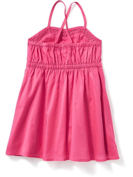 View large product image 2 of 4. Lace-Yoke Cami Dress for Toddler