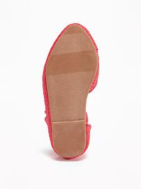 View large product image 4 of 4. Textured Pointy-Toe Flats for Toddler Girls
