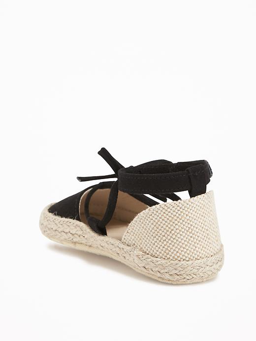Image number 3 showing, Sueded Lace-Up Espadrilles for Baby