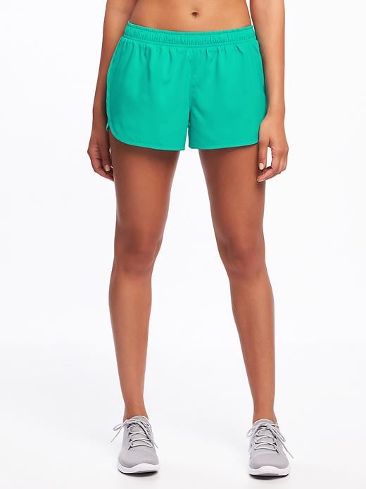 View large product image 1 of 1. Semi-Fitted Run Shorts for Women - 3-inch inseam