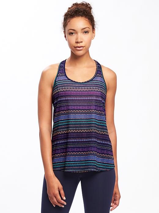 View large product image 1 of 1. Strappy-Back Performance Tank for Women