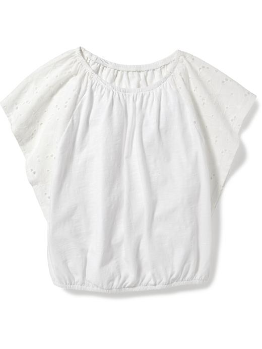 View large product image 1 of 1. Flutter-Sleeve Top for Girls