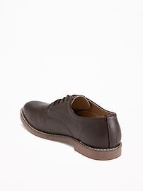 View large product image 3 of 3. Faux-Leather Oxford Shoes for Men