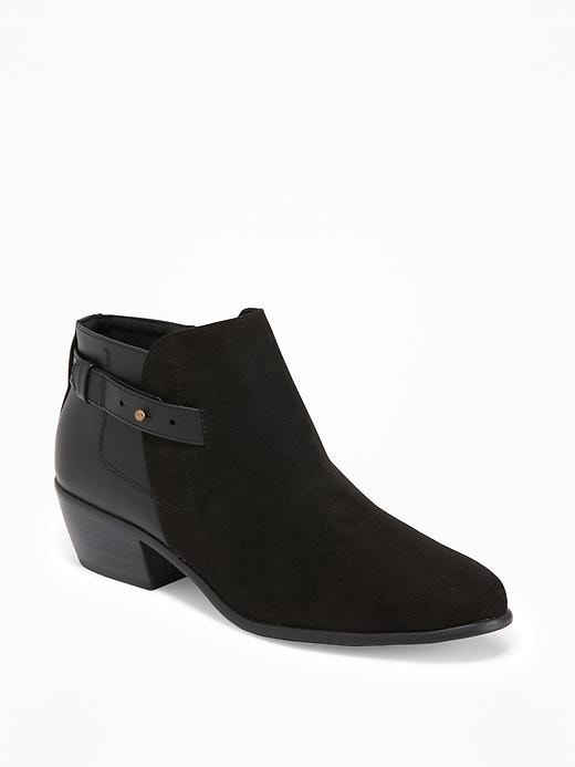 Image number 1 showing, Side-Strap Ankle Boots for Women