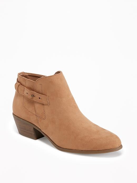 Image number 1 showing, Ankle Strap Boots for Women