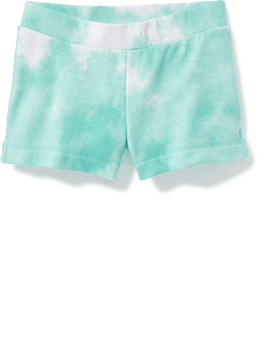 View large product image 1 of 1. Patterned French-Terry Shorts for Girls