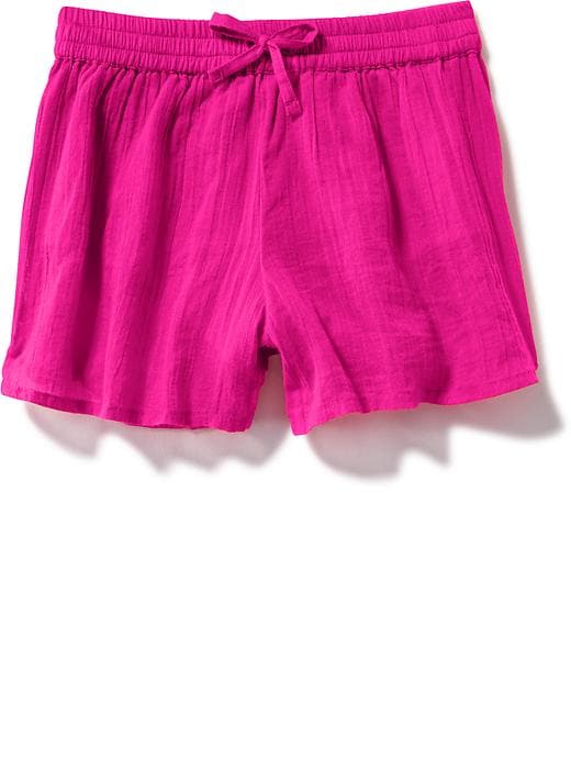 View large product image 1 of 1. Crinkle-Gauze Shorts for Toddler