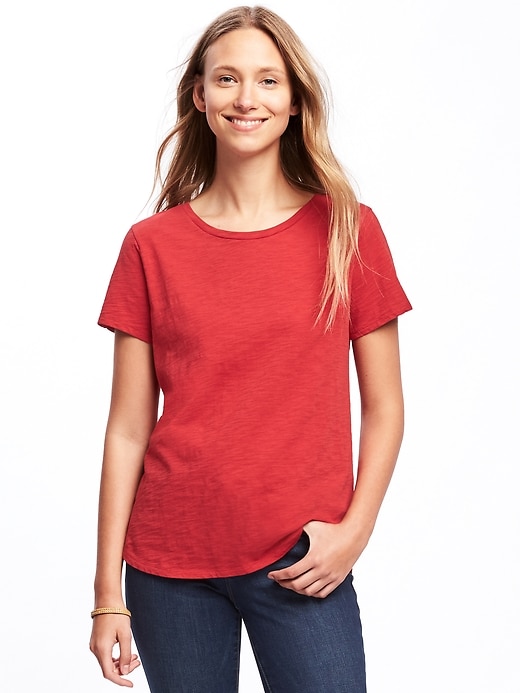 View large product image 1 of 1. EveryWear Slub-Knit Tee for Women