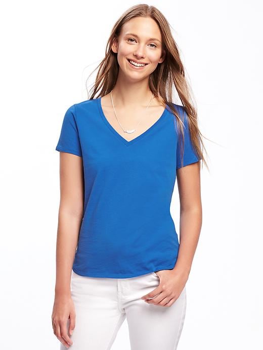 View large product image 1 of 1. EveryWear V-Neck Tee for Women