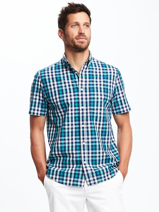 Image number 1 showing, Regular-Fit Soft-Washed Classic Shirt For Men