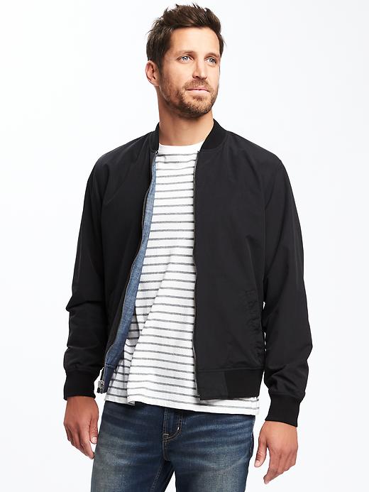 View large product image 1 of 1. Reversible Bomber Jacket for Men