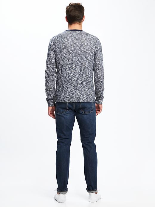 Image number 2 showing, Marled Crew-Neck Sweater for Men