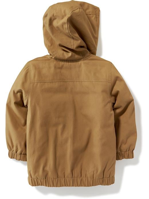 View large product image 2 of 4. Hooded Canvas Utility Jacket for Toddler Boys