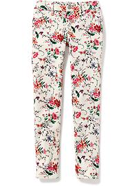 View large product image 3 of 3. Floral-Print Jeggings for Girls