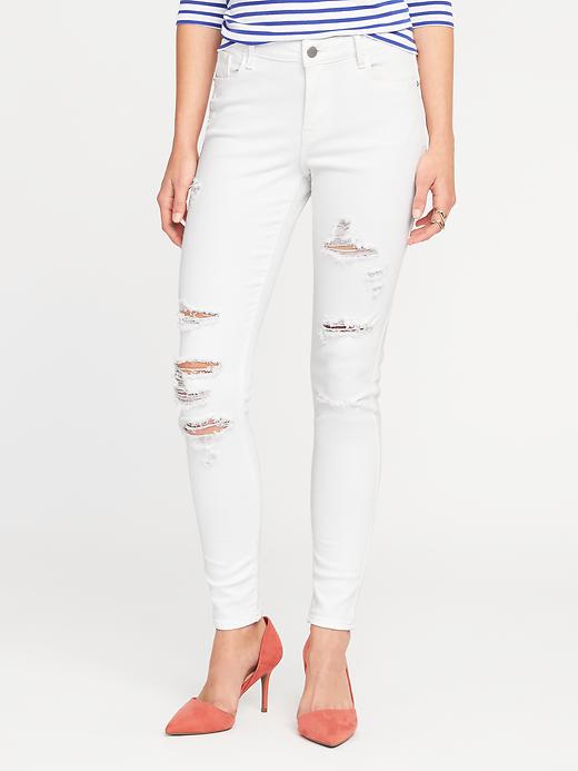 old navy white jeans