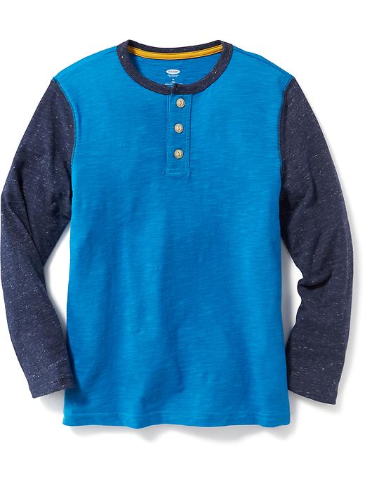 View large product image 1 of 3. Jersey Henley For Boys
