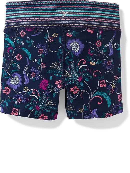View large product image 2 of 3. Go-Dry Cool Fitted Performance Shorts for Girls