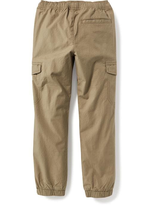 View large product image 2 of 3. Built-In Flex Ripstop Cargo Joggers For Boys