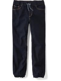 View large product image 3 of 3. Built-In Flex Denim Joggers for Boys
