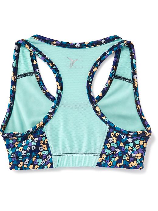 View large product image 2 of 2. Mesh-Racerback Sports Bra for Girls