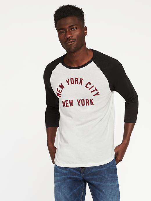 View large product image 1 of 1. Graphic Baseball Tee for Men