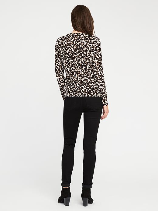 Image number 2 showing, Classic Cheetah-Print Cardi for Women
