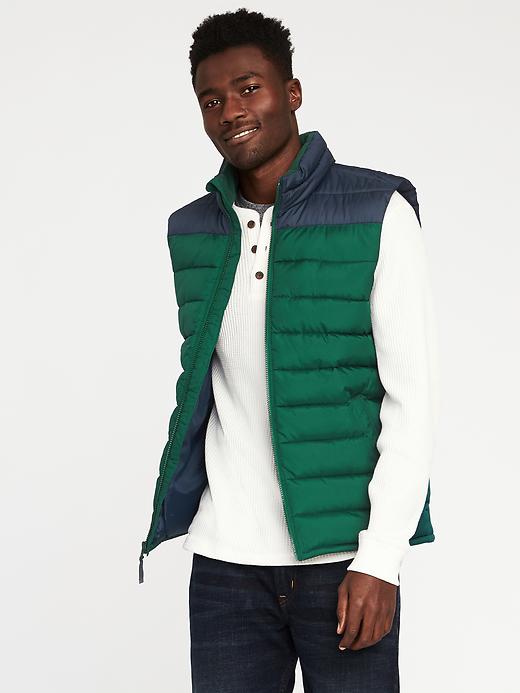 View large product image 1 of 1. Color-Blocked Frost-Free Vest for Men
