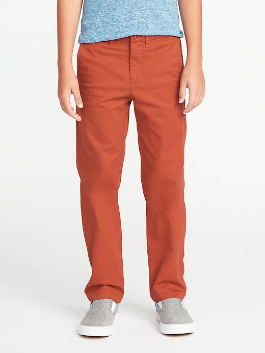 View large product image 1 of 1. Slim Ultimate Built-In Flex Khakis For Boys