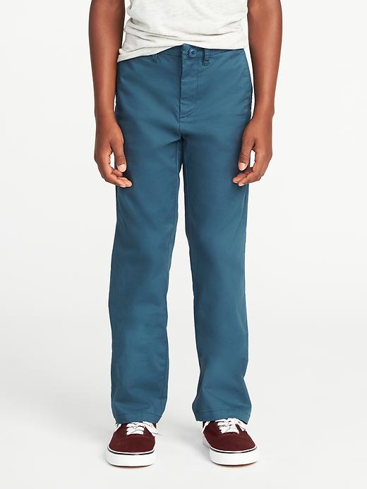 View large product image 1 of 3. Slim Ultimate Built-In Flex Khakis For Boys