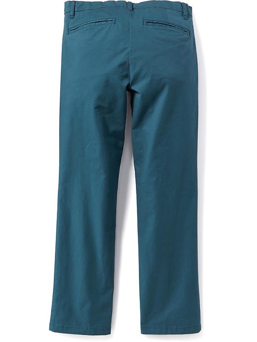View large product image 2 of 3. Slim Ultimate Built-In Flex Khakis For Boys