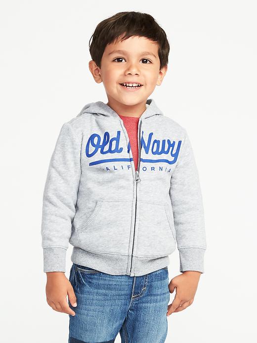 View large product image 1 of 1. Logo-Graphic Zip Hoodie for Toddler Boys