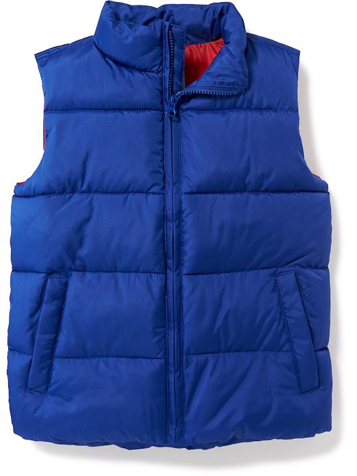 View large product image 1 of 1. Frost-Free Quilted Vest For Boys