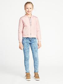 View large product image 3 of 3. Quilted Bomber Jacket for Girls