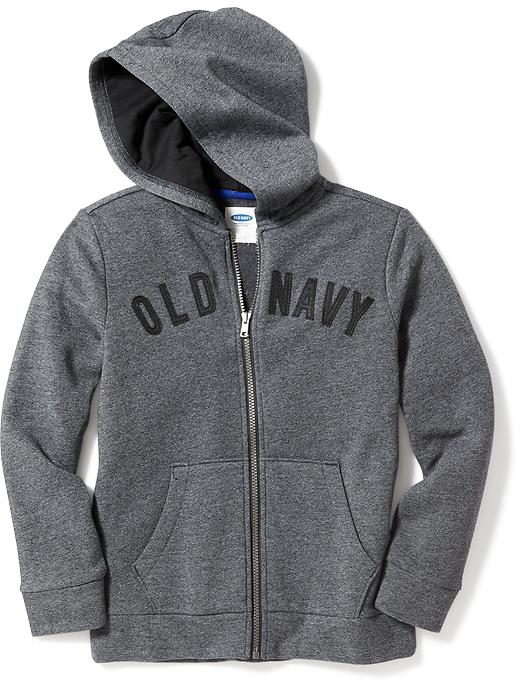 View large product image 1 of 2. Logo-Graphic Full-Zip Hoodie For Boys