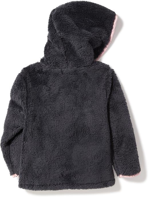 View large product image 2 of 4. Cozy Micro Fleece Hoodie for Toddler Girls