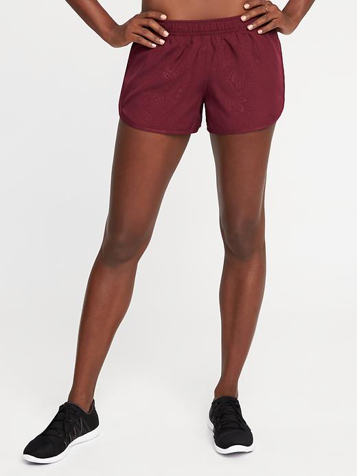 View large product image 1 of 2. Semi-Fitted Run Shorts for Women - 3-inch inseam