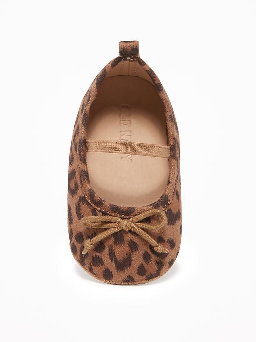 View large product image 2 of 4. Leopard-Print Ballet Flats for Baby